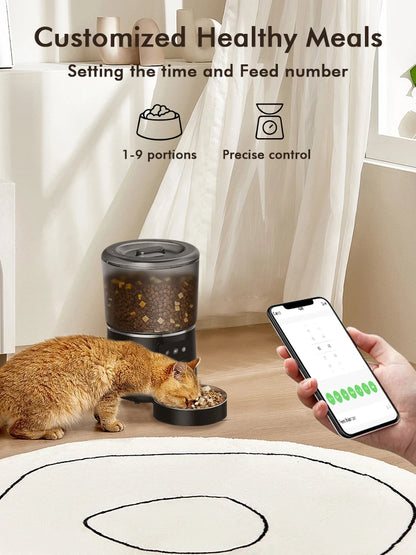 NPET 4L Smart Feeder with Stainless Steel Bowl