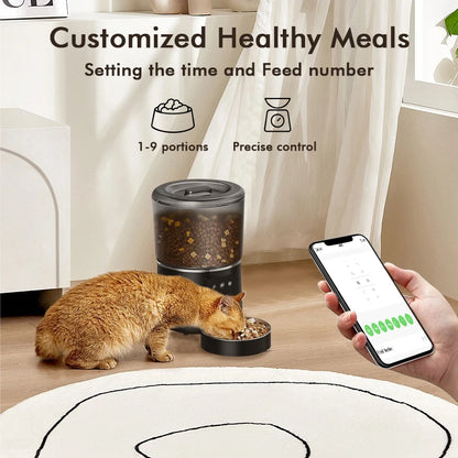 NPET 4L Smart Feeder with Stainless Steel Bowl