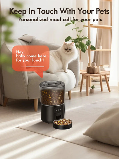 NPET 4L Smart Feeder with Stainless Steel Bowl