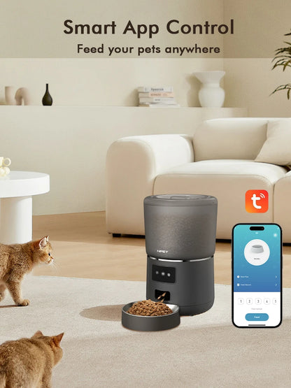 NPET 4L Smart Feeder with Stainless Steel Bowl