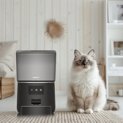 NPET 4L Smart Feeder with Stainless Steel Bowl