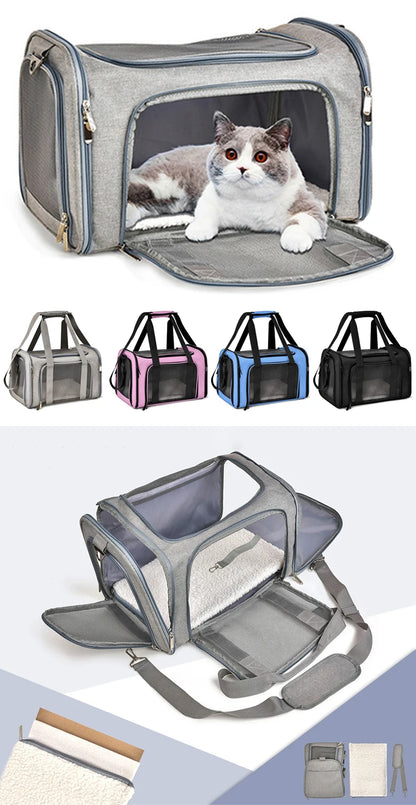 Portable Pet Travel Carrier – Soft‑Sided & Airline Approved