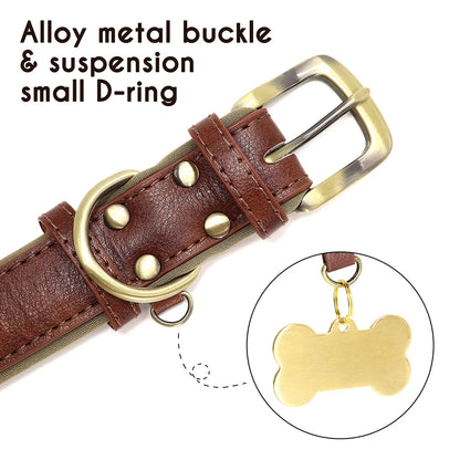 Personalized Dog Collar • Engraved Nameplate