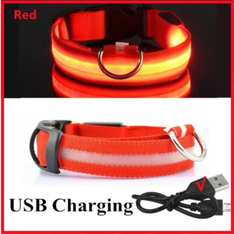 Rechargeable LED Pet Safety Collar