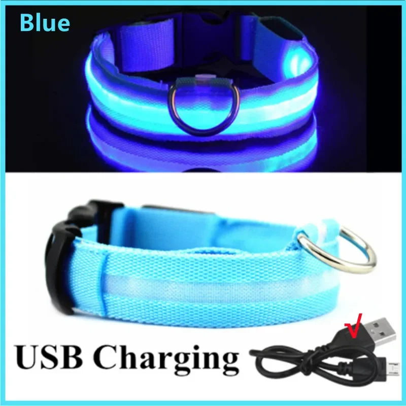 Rechargeable LED Pet Safety Collar