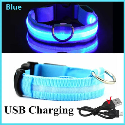 Rechargeable LED Pet Safety Collar