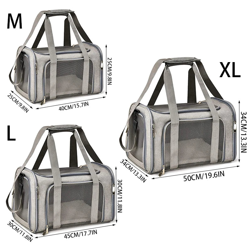 Portable Pet Travel Carrier – Soft‑Sided & Airline Approved