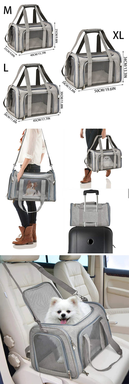 Portable Pet Travel Carrier – Soft‑Sided & Airline Approved