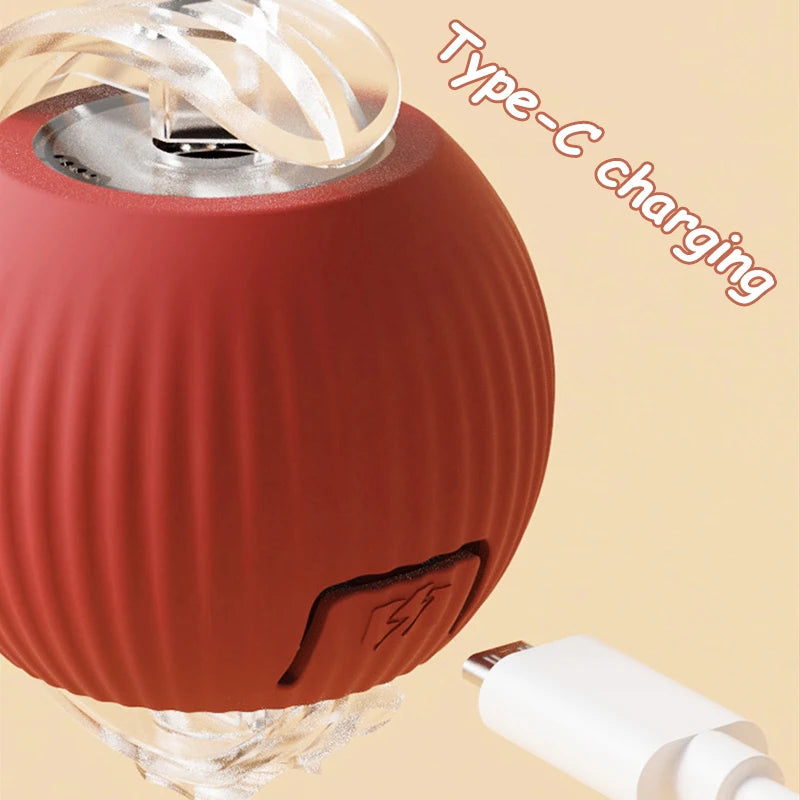 Smart Motion Cat Ball with Faux Tail