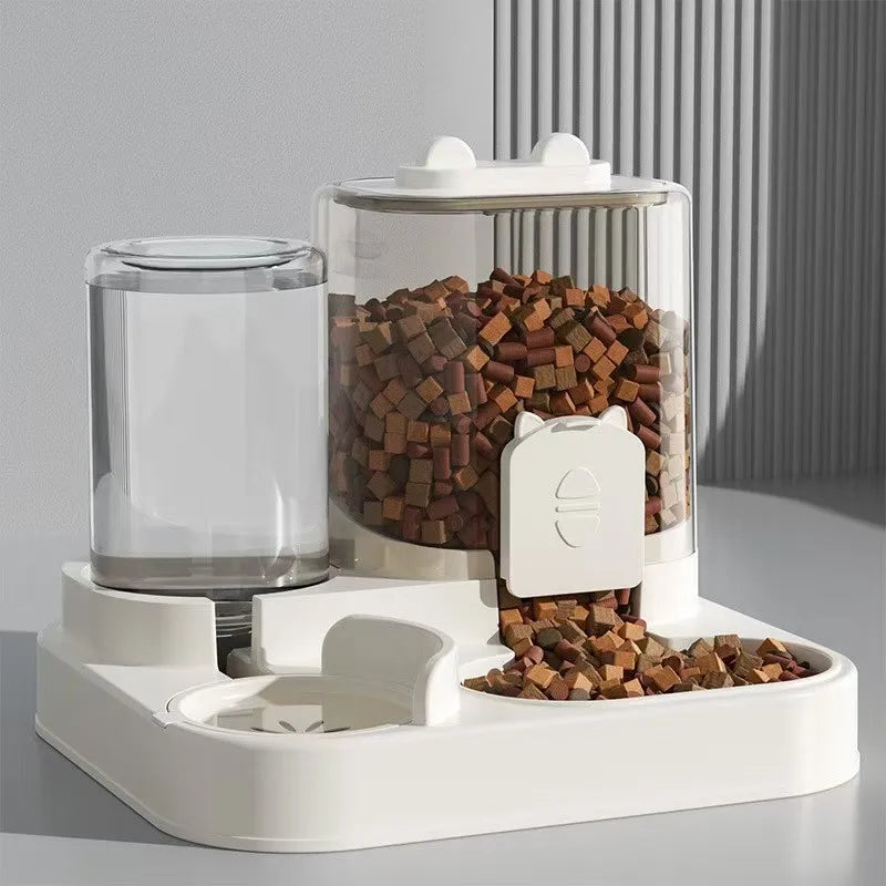 Automatic Pet Feeder & Water Fountain (Large Capacity)