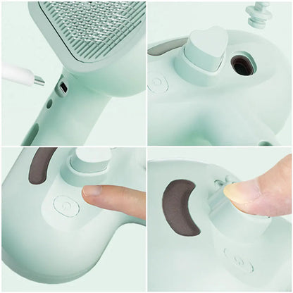 Pet Hair Steam Brush for Cats & Dogs