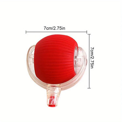 Automatic Interactive Cat Ball – Rechargeable Smart Rolling Toy with Faux Tail