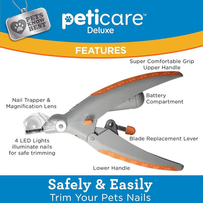 LED Pet Nail Clippers for Cats & Dogs