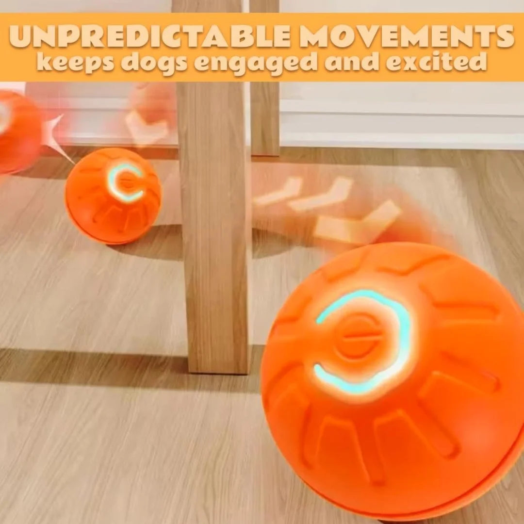 Smart Bouncing Pet Ball – Automatic Motion, Durable & Chew‑Resistant