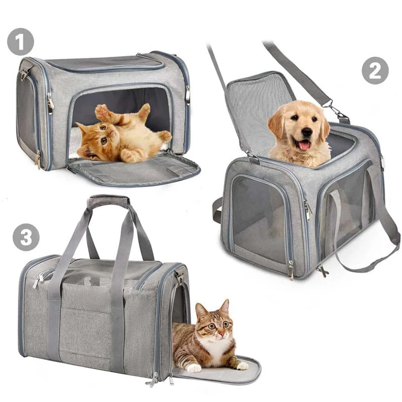 Portable Pet Travel Carrier – Soft‑Sided & Airline Approved