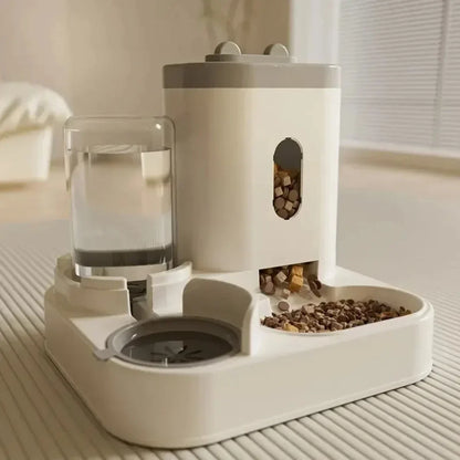 Automatic Pet Feeder & Water Fountain (Large Capacity)