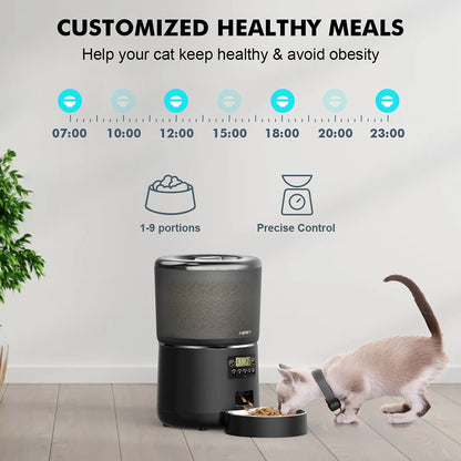 NPET 4L Smart Feeder with Stainless Steel Bowl