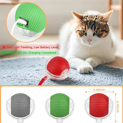 Smart Motion Cat Ball with Faux Tail
