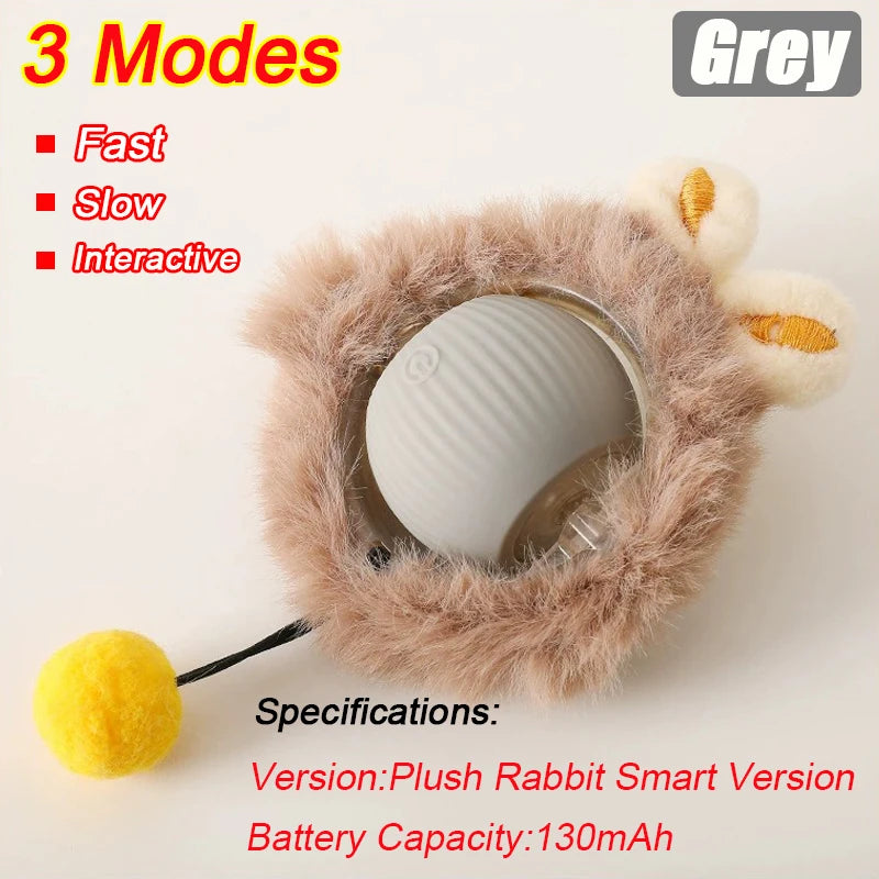 Smart Motion Cat Ball with Faux Tail