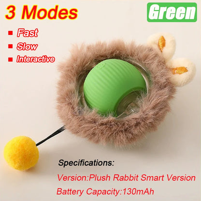 Smart Motion Cat Ball with Faux Tail