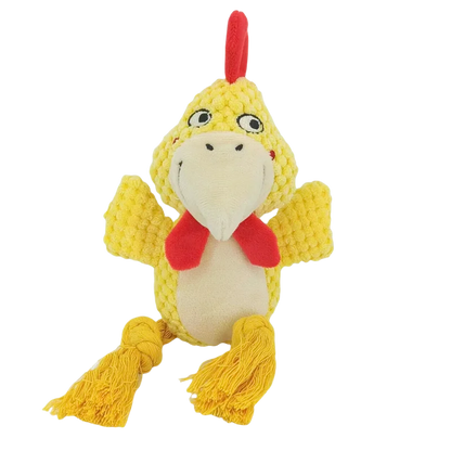 Bite‑Resistant Plush Dog Toy with Squeaker
