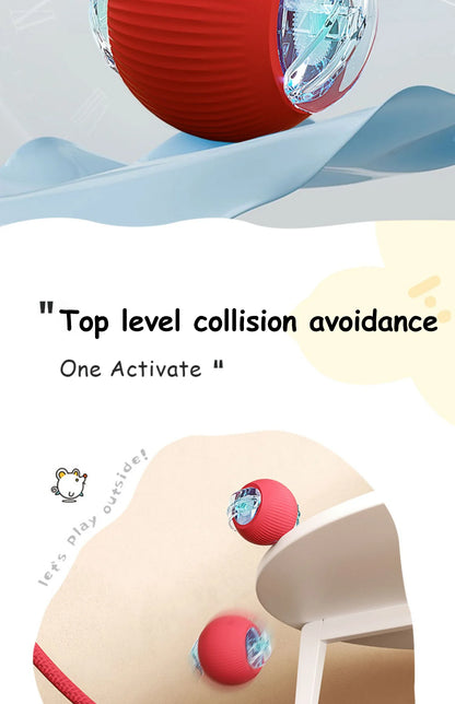Smart Motion Cat Ball with Faux Tail