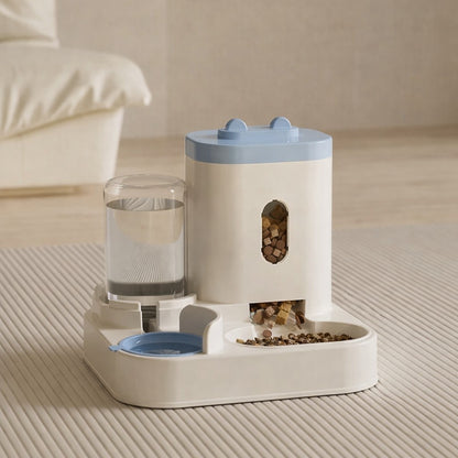 Automatic Pet Feeder & Water Fountain (Large Capacity)