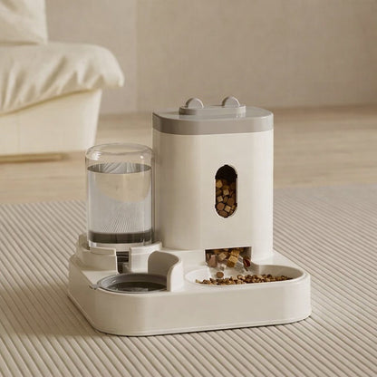Automatic Pet Feeder & Water Fountain (Large Capacity)
