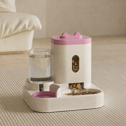 Automatic Pet Feeder & Water Fountain (Large Capacity)